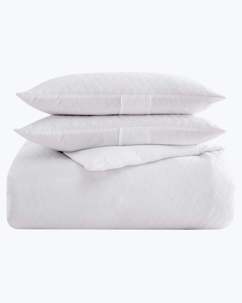 Tommy Bahama Wicker Woven 3-Piece Full/Queen Comforter Set
