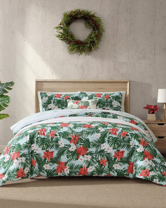 Tommy Bahama Festive Palms Reversible King 3-Piece Comforter Set