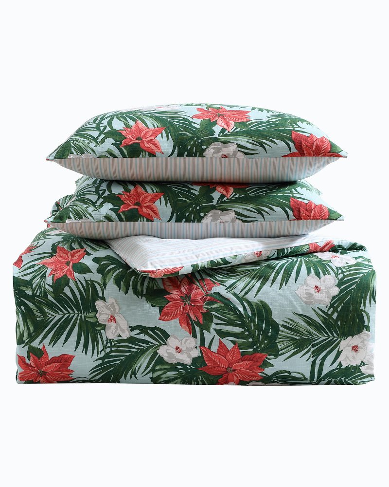 Tommy Bahama Festive Palms Reversible King 3-Piece Comforter Set