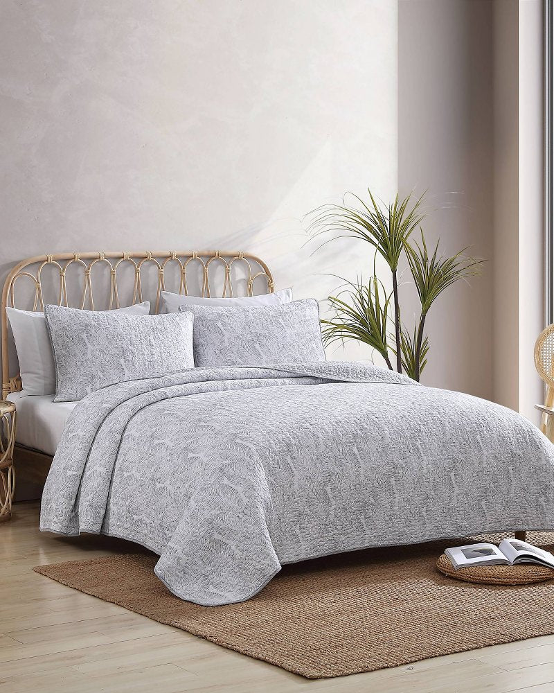 Tommy Bahama Water Leaves 2-Piece Twin Quilt Set