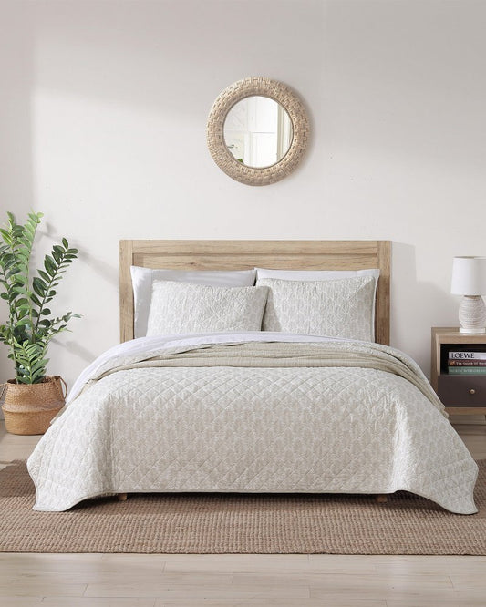 Tommy Bahama Bahama Fronds Reversible 2-Piece Twin Quilt Set