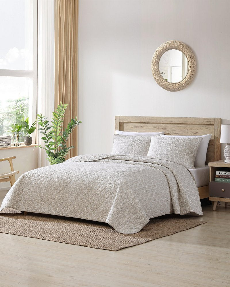 Tommy Bahama Bahama Fronds Reversible 2-Piece Twin Quilt Set