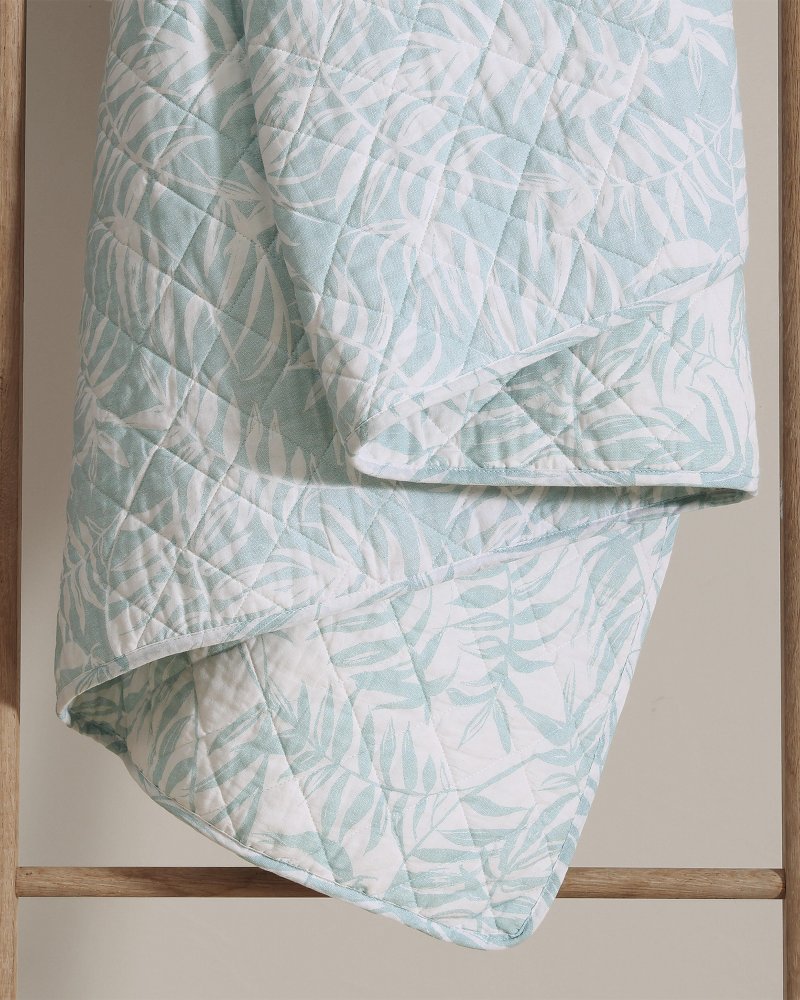 Tommy Bahama Art of Palms Reversible 3-Piece King Quilt Set