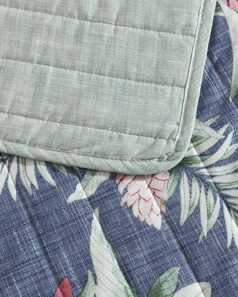 Tommy Bahama Floral Enchantment Reversible 3-Piece King Quilt Set