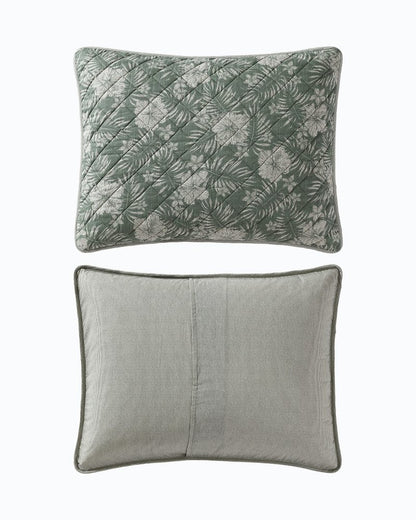 Tommy Bahama Hibiscus Jungle Reversible 3-Piece King Quilt Set