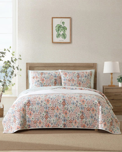 Tommy Bahama Ikat Tropics Reversible 3-Piece Full/Queen Quilt Set