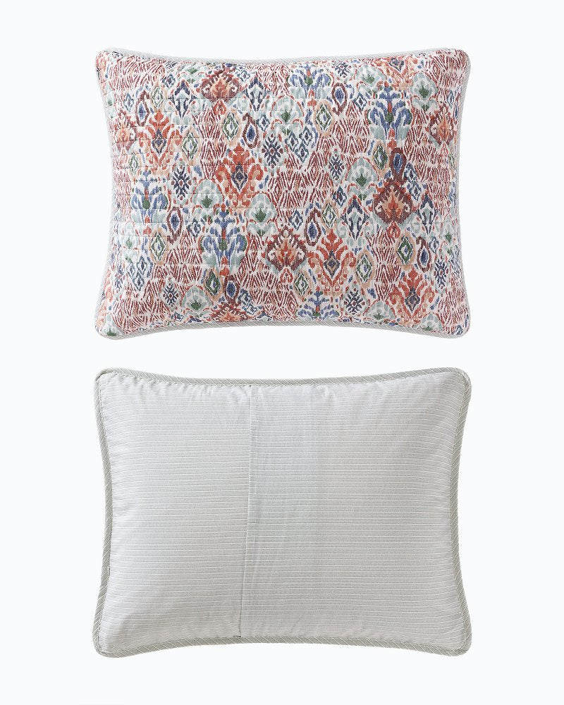Tommy Bahama Ikat Tropics Reversible 3-Piece King Quilt Set
