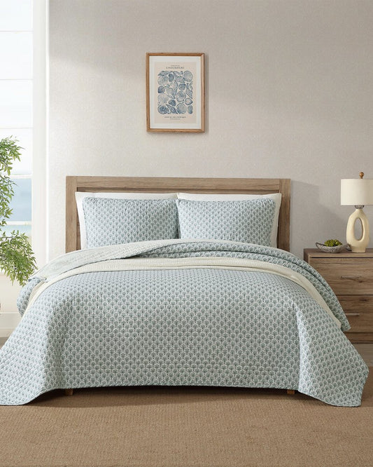 Tommy Bahama Coastal Batik 3-Piece Full/Queen Quilt Set