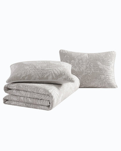 Tommy Bahama Jungle Toile Reversible 3-Piece King Quilt Set