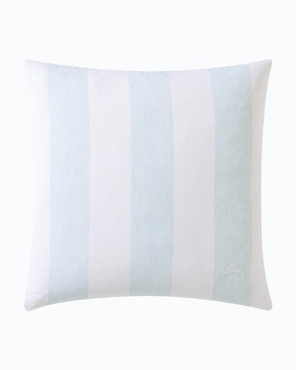 Tommy Bahama Awning Stripe Blue Decorative Pillow
