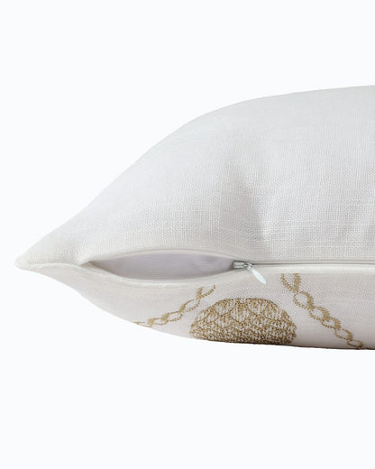 Tommy Bahama Golden Pineapples Embroidered Decorative Pillow