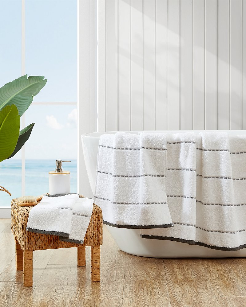 Tommy Bahama Ridley Grey 3-Piece Towel Set