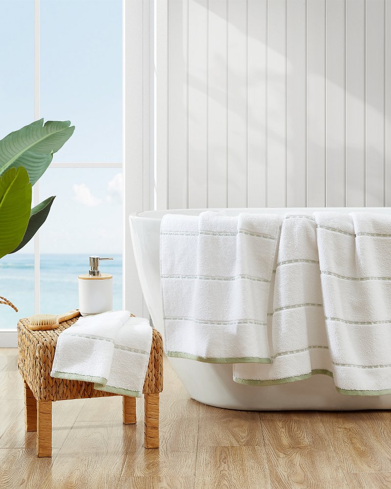 Tommy Bahama Ridley Green 3-Piece Towel Set
