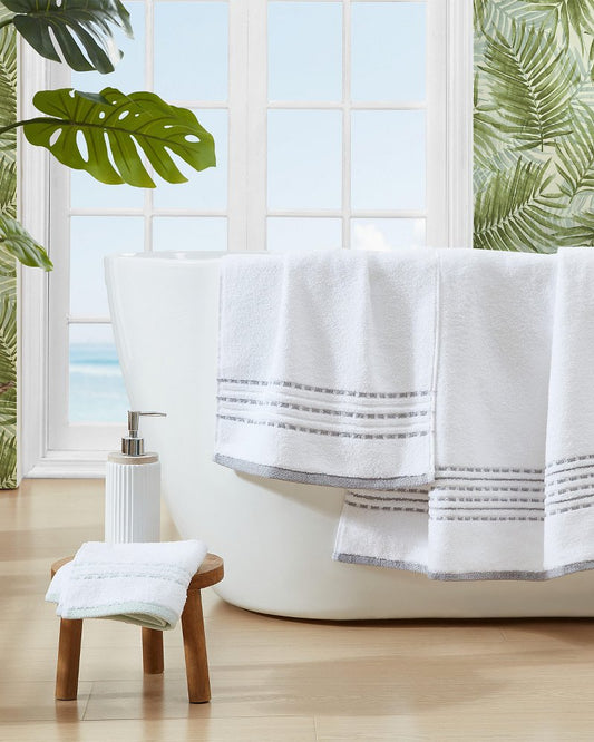 Tommy Bahama Cliff Side Grey 3-Piece Towel Set