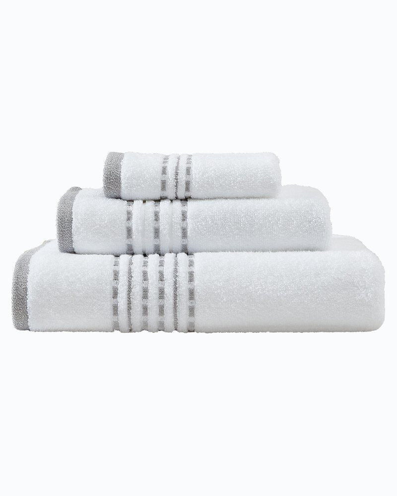 Tommy Bahama Cliff Side Grey 3-Piece Towel Set