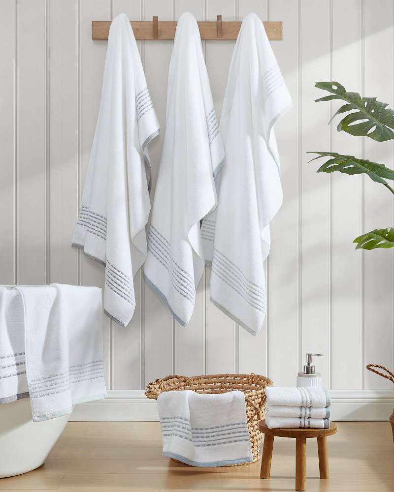 Tommy Bahama Cliff Side Grey 3-Piece Towel Set