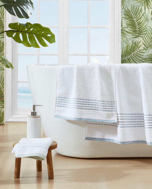 Tommy Bahama Cliff Side Blue 3-Piece Towel Set