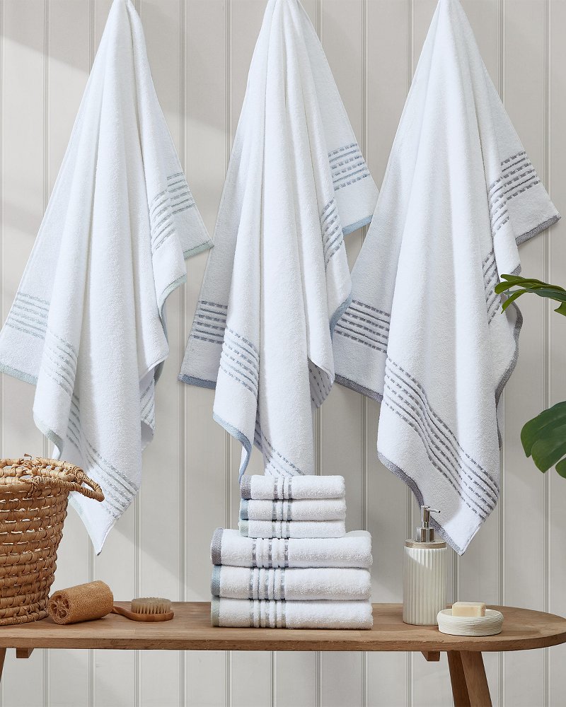 Tommy Bahama Cliff Side Blue 3-Piece Towel Set