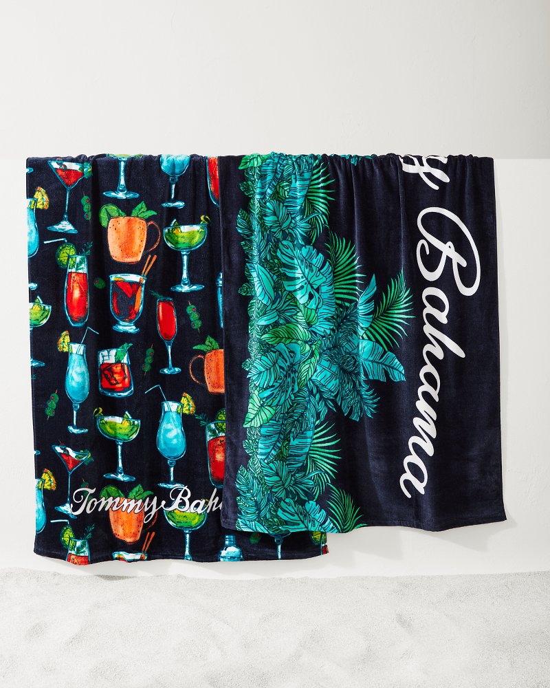 Tommy Bahama All Nighter & Baja Who Can Toucan Beach Towels — Set of 2