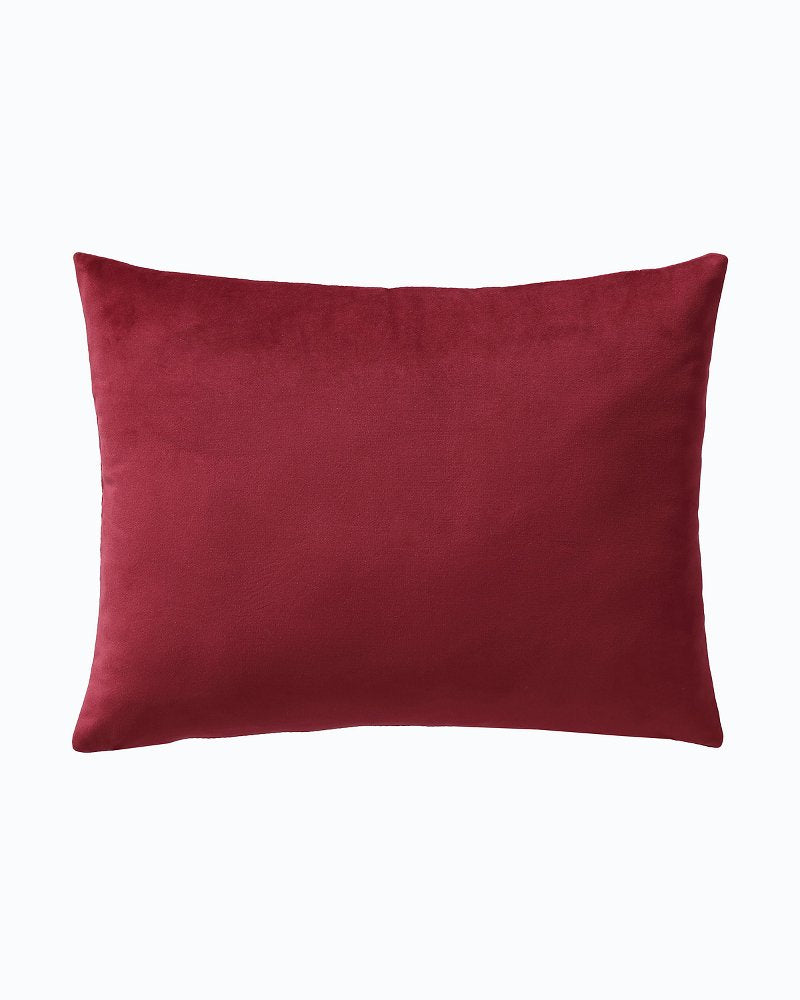 Tommy Bahama Holiday Marlin Velvet Embroidered Decorative Pillow