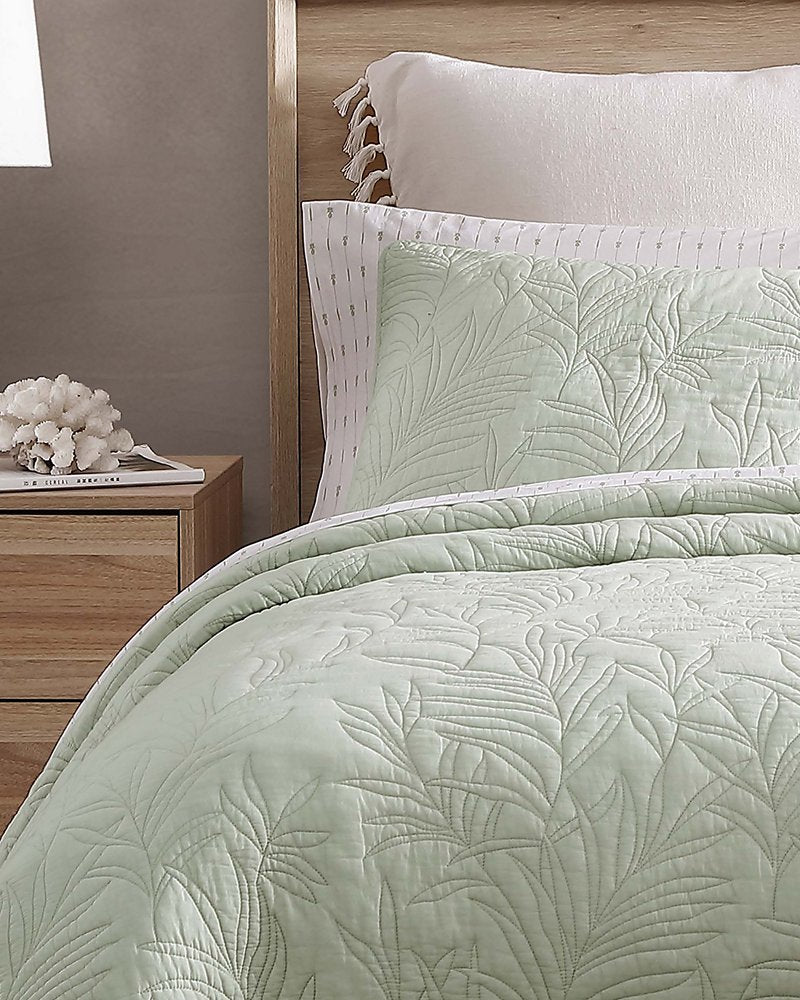 Tommy Bahama Solid Costa Sera Twin Quilt