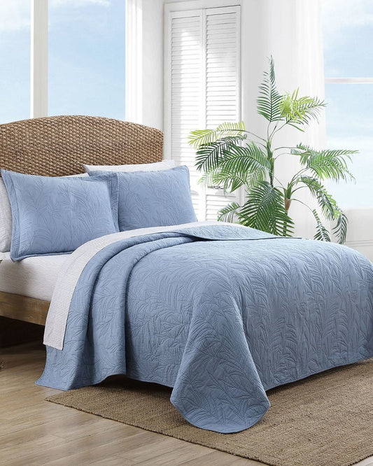Tommy Bahama Solid Costa Sera 2-Piece Standard Quilted Sham Set