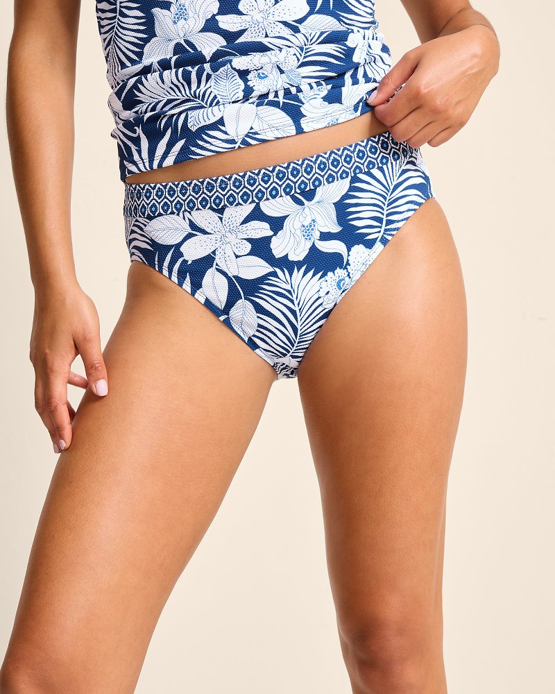 Tommy Bahama Island Cays Blooms High-Waist Bikini Bottoms