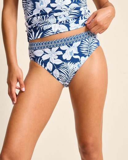 Tommy Bahama Island Cays Blooms High-Waist Bikini Bottoms