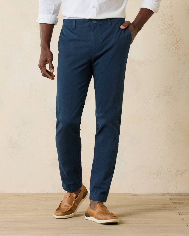 Tommy Bahama Nova Wave Half-Elastic Waist Seersucker Pants