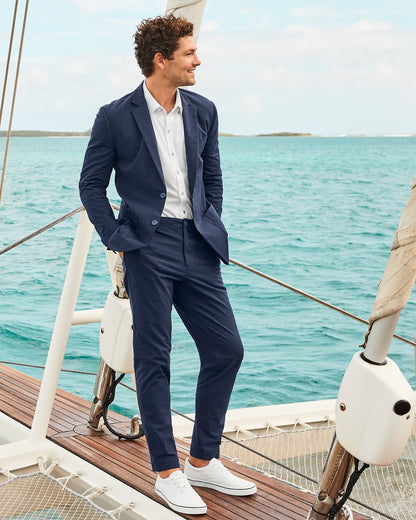 Tommy Bahama Nova Wave Half-Elastic Waist Seersucker Pants