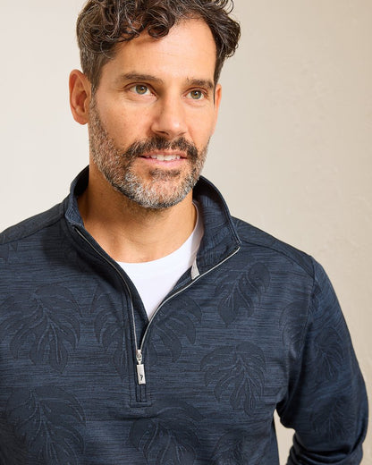 Tommy Bahama Monstera Fade IslandZone® Half-Zip Sweatshirt