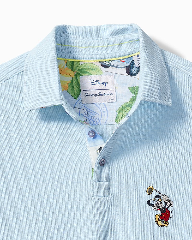 Tommy Bahama Disney Postcard to Paradise Five O'Clock Polo