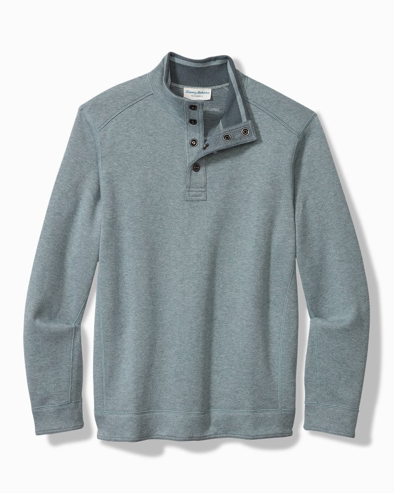 Tommy Bahama Flip Coast Reversible Snap Mock Sweatshirt