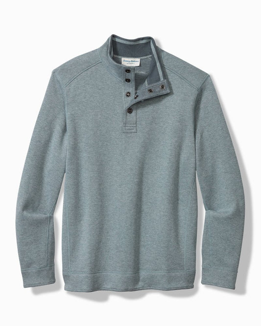 Tommy Bahama Flip Coast Reversible Snap Mock Sweatshirt