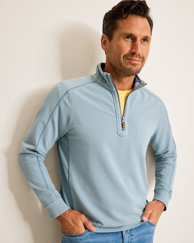 Tommy Bahama Ben & Terry Half-Zip Sweatshirt