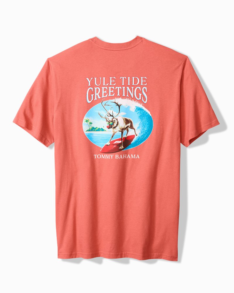 Tommy Bahama Yule Tide Greetings Graphic T-Shirt