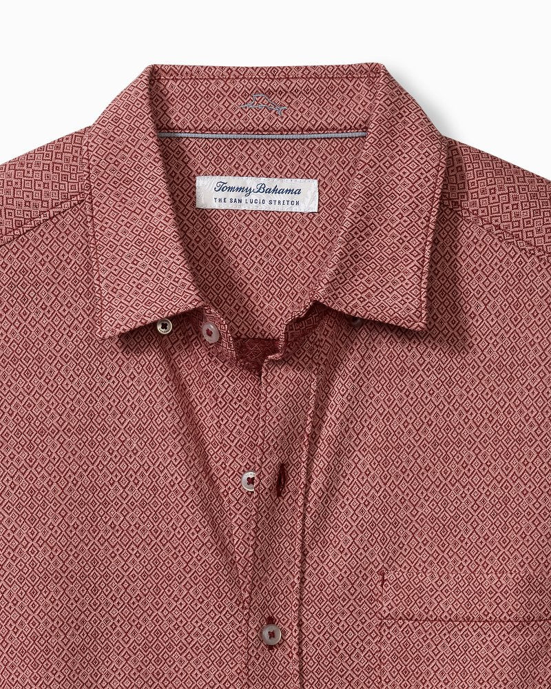 Tommy Bahama San Lucio Diamond Isles Knit Stretch Shirt