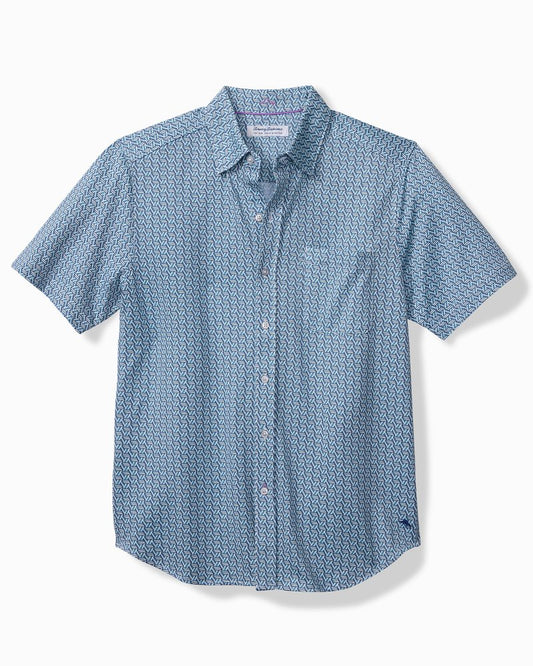Tommy Bahama San Lucio Plaza Geo Knit Stretch Shirt