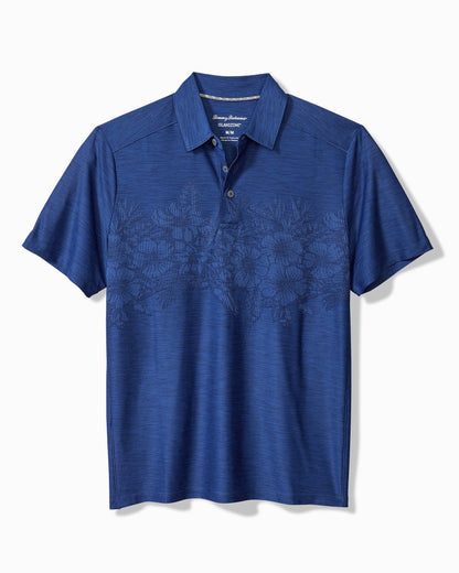 Tommy Bahama Palm Coast Hibiscus Border IslandZone® Polo