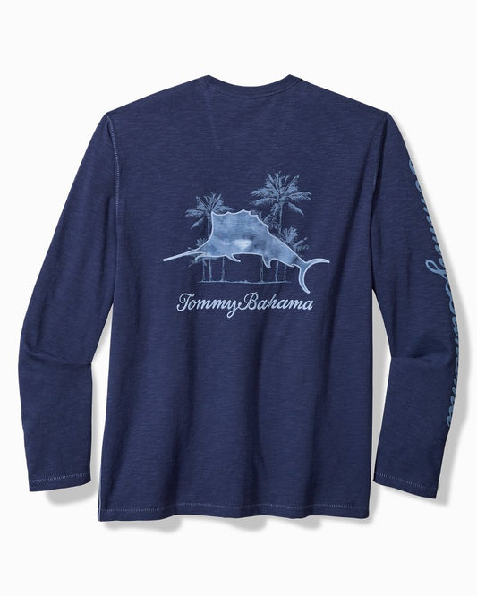 Tommy Bahama Azul Palms Long-Sleeve Lux T-Shirt