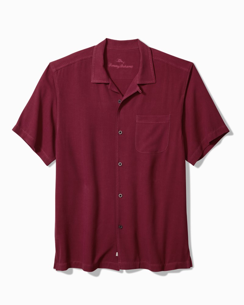 Tommy Bahama Hawaiian Herringbone Camp Shirt