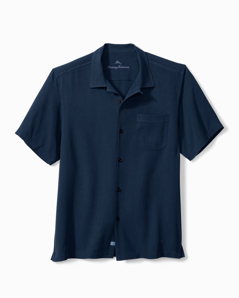 Tommy Bahama Hawaiian Herringbone Camp Shirt