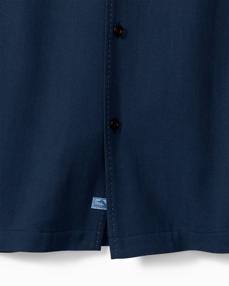 Tommy Bahama Hawaiian Herringbone Camp Shirt