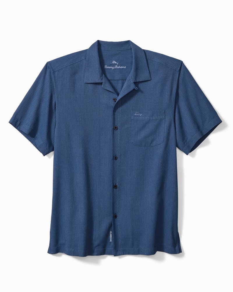 Tommy Bahama Coastal Breeze Check IslandZone® Camp Shirt