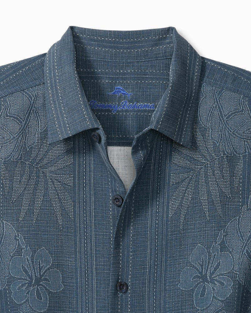 Tommy Bahama Bali Border Silk Camp Shirt