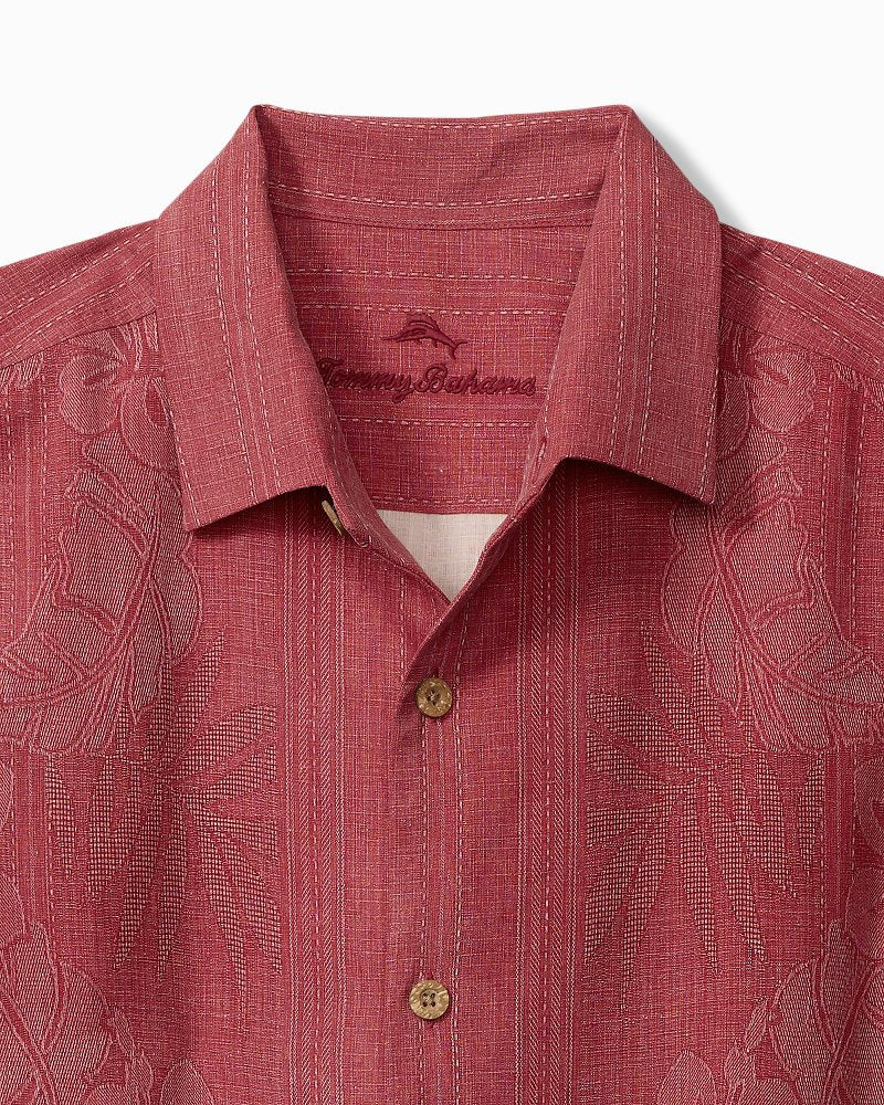 Tommy Bahama Bali Border Silk Camp Shirt