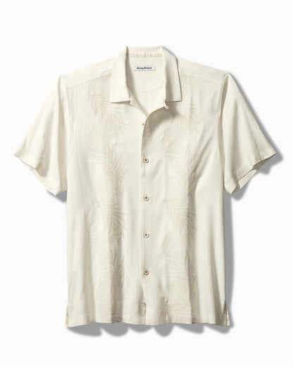 Tommy Bahama Del Palms Embroidered Silk Camp Shirt