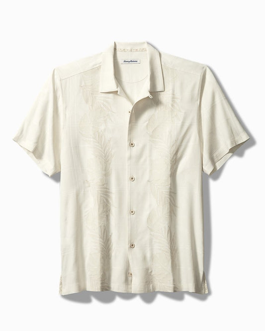 Tommy Bahama Del Palms Embroidered Silk Camp Shirt
