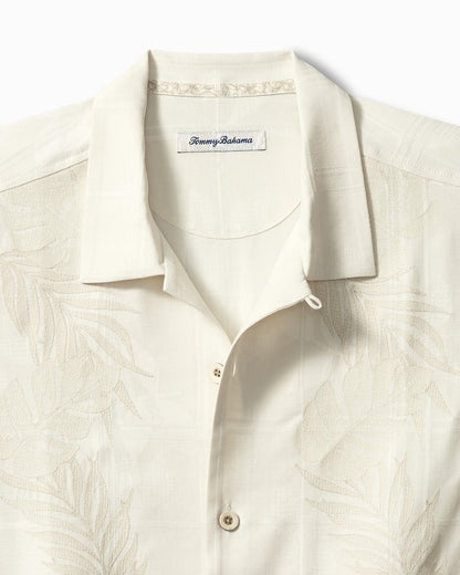Tommy Bahama Del Palms Embroidered Silk Camp Shirt