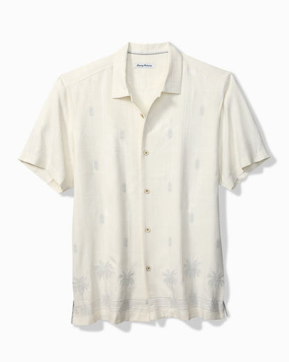 Tommy Bahama Pina Palms Embroidered Silk Camp Shirt